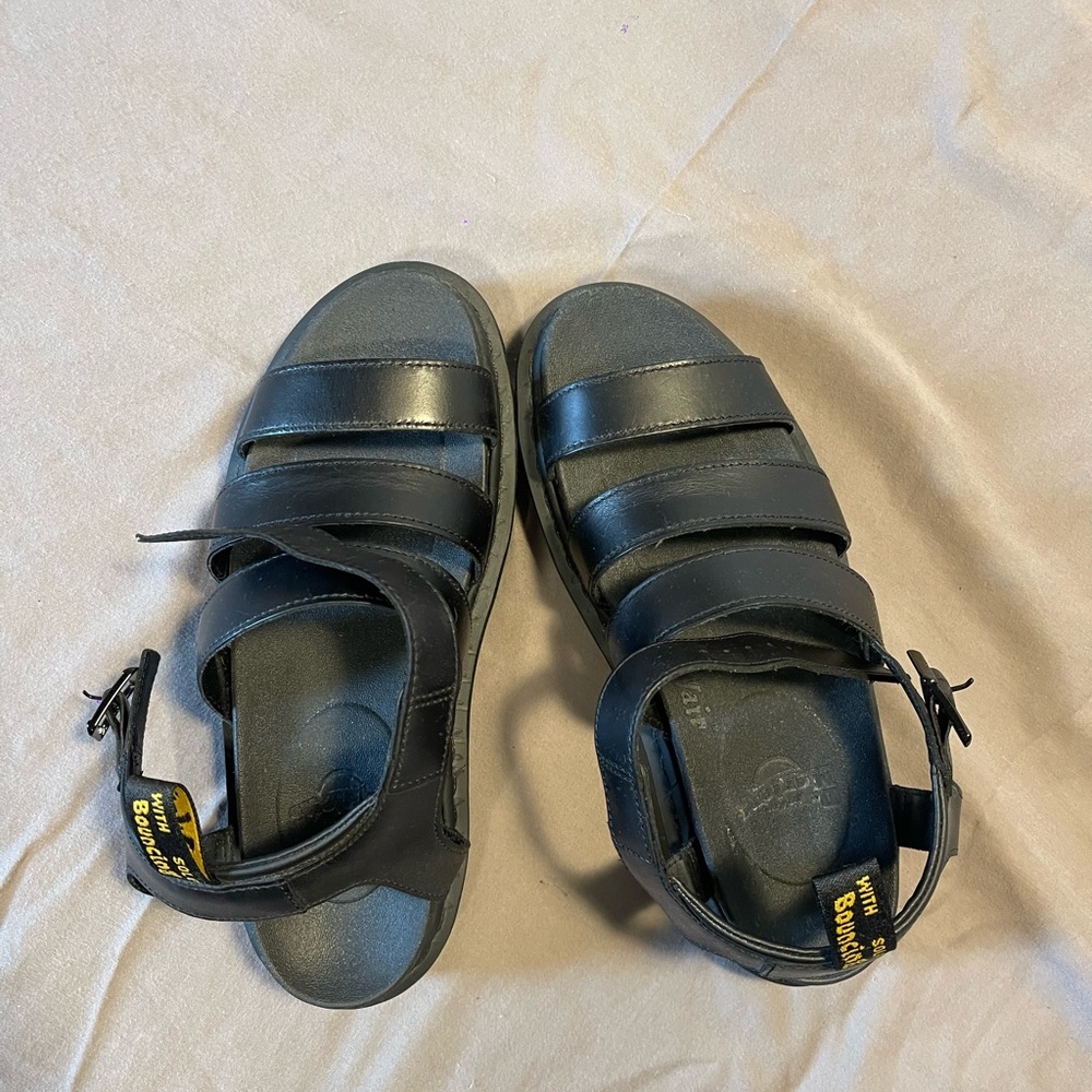 Dr. Martens Black Sandals